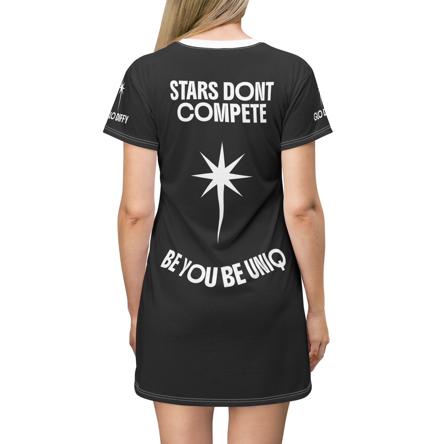 Uniq Star Inspirational T-Shirt Dress,