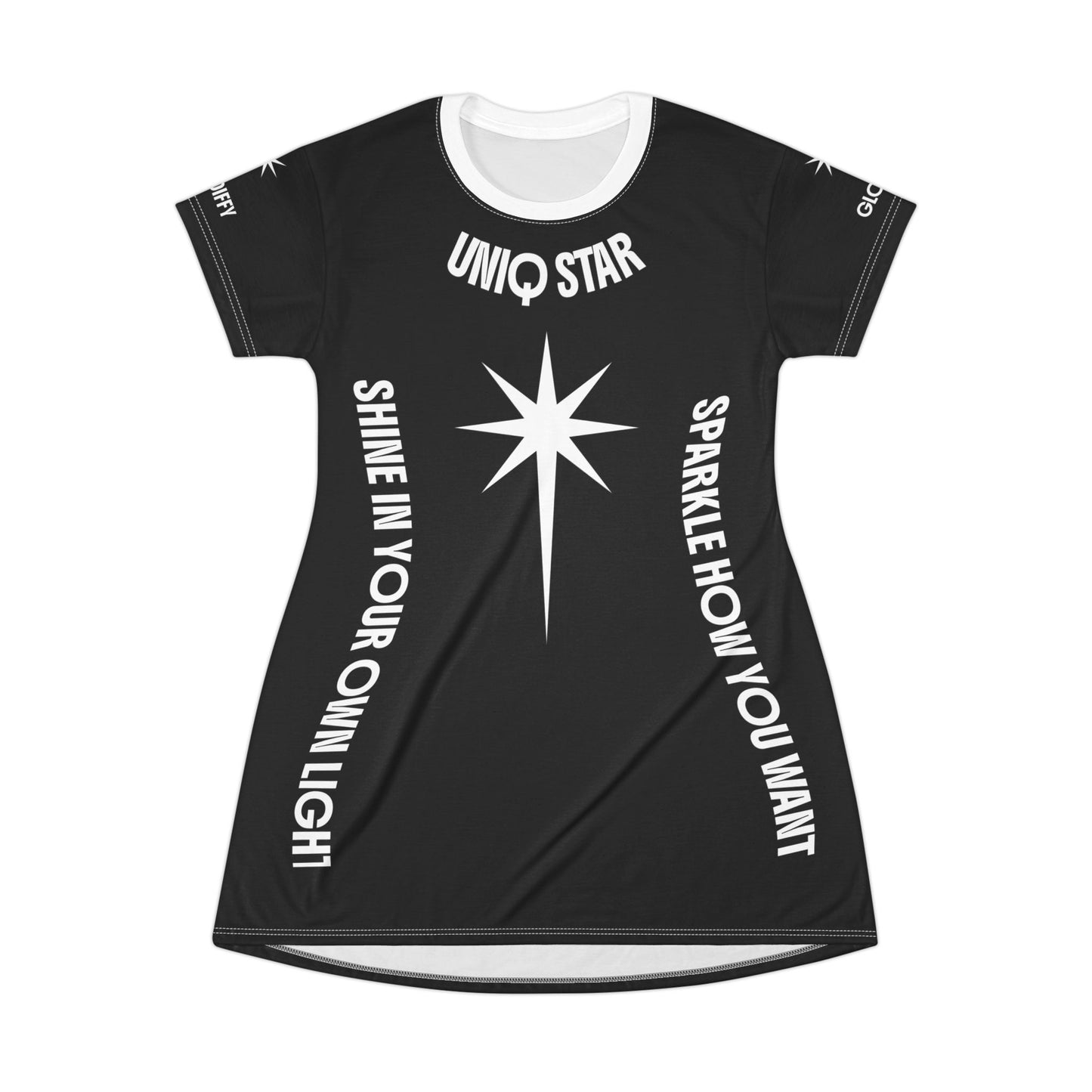 Uniq Star Inspirational T-Shirt Dress,