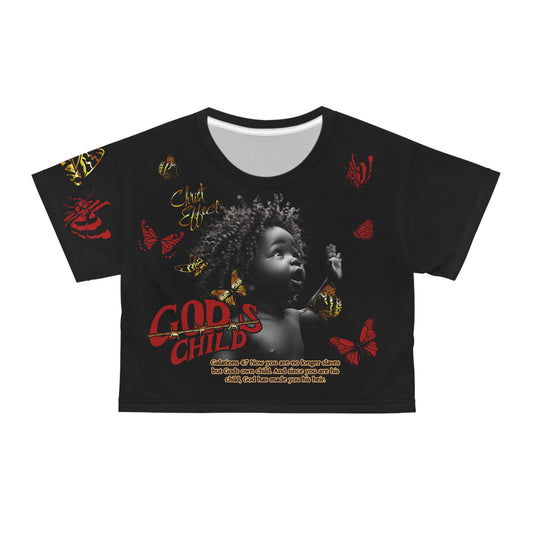 God's Child Crop Top Tee