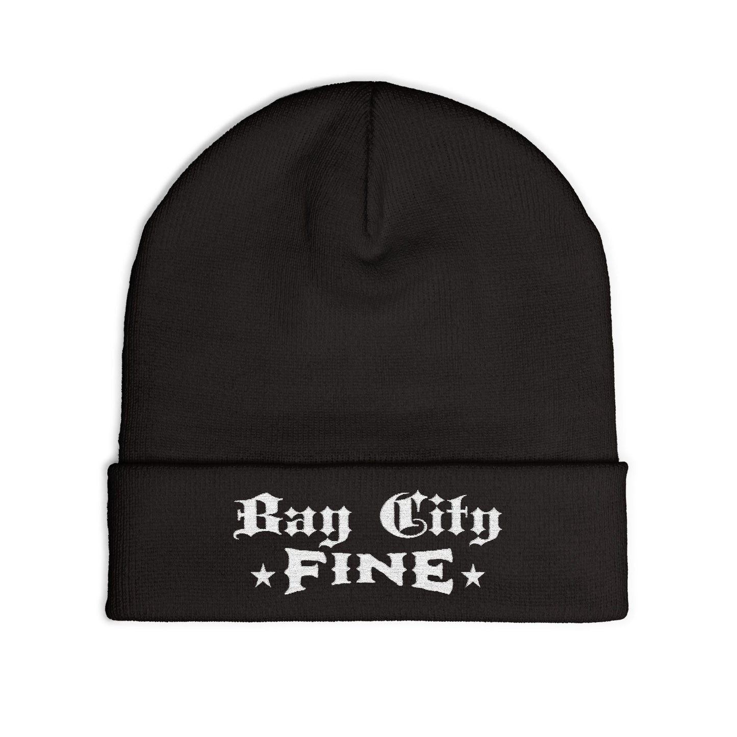 Bay City Fine Embroidered Knit Beanie