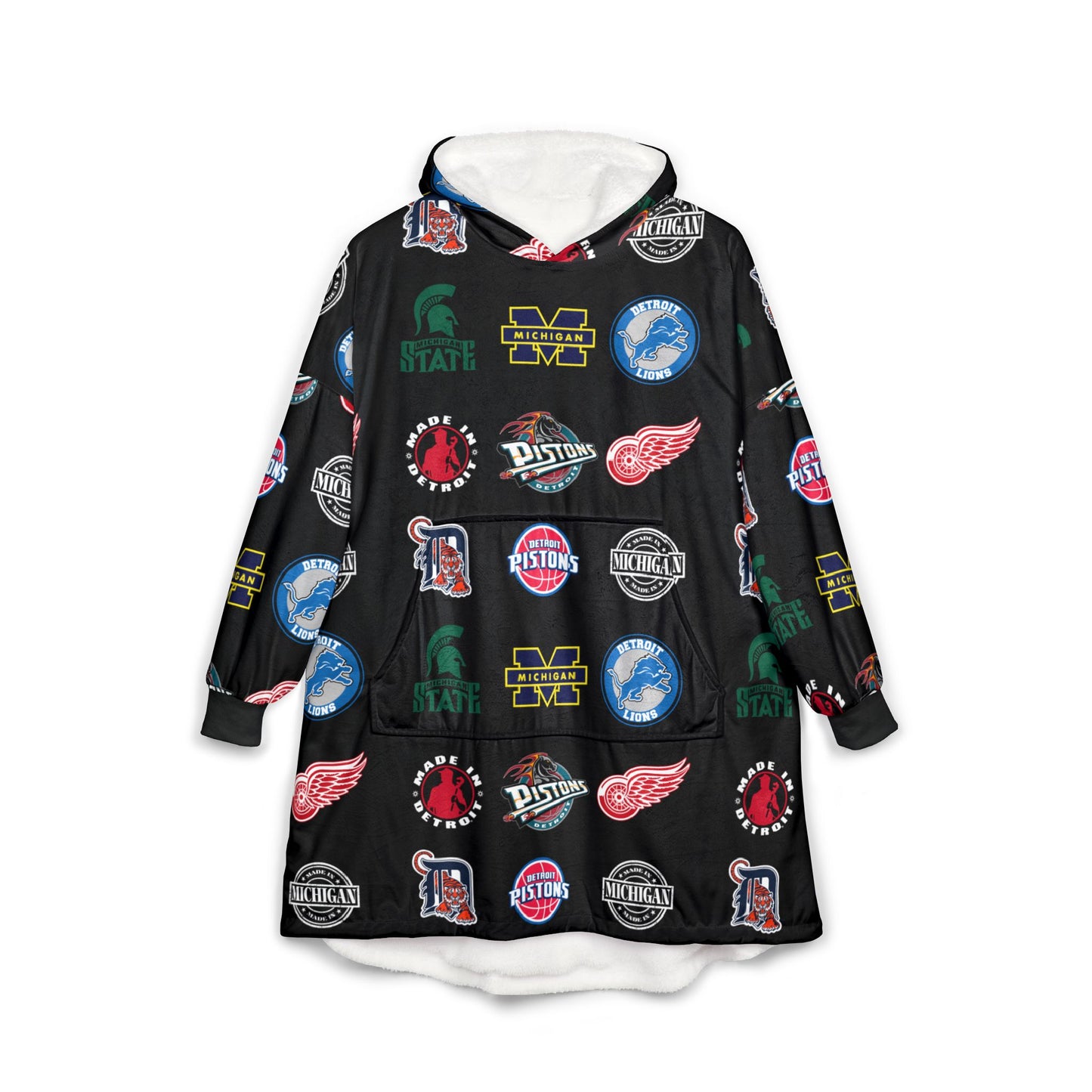Cozy Sports Michigan Hooded Blanket
