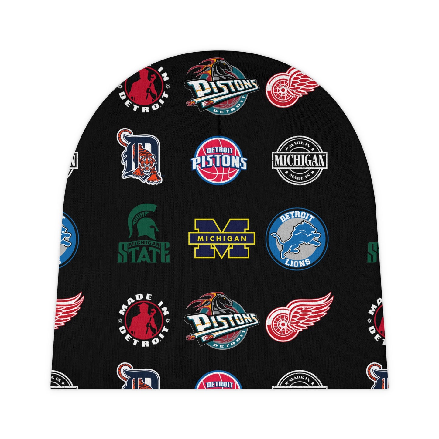 Michigan Sports Baby Beanie | AOP Beanie for Kids, Perfect for Game Days, Birthdays, Baby Shower Gifts, and Winter Warmth