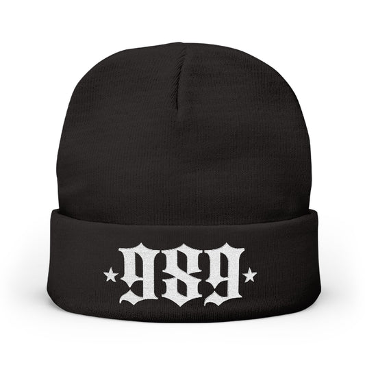 989 Beanie with Embroidery